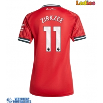 Manchester United Joshua Zirkzee #11 Replica Home Shirt Ladies 2025-26 Short Sleeve